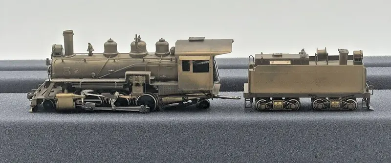 United Scale Models Brass Ho Baldwin 2-6-2 Locomotive Oregon Lumber Co. #105 1