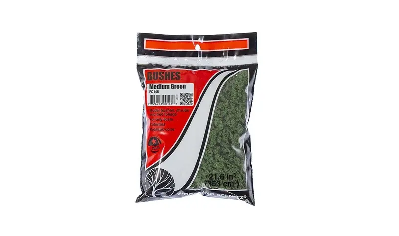 Woodland Bushes Medium Green Bag 146 1