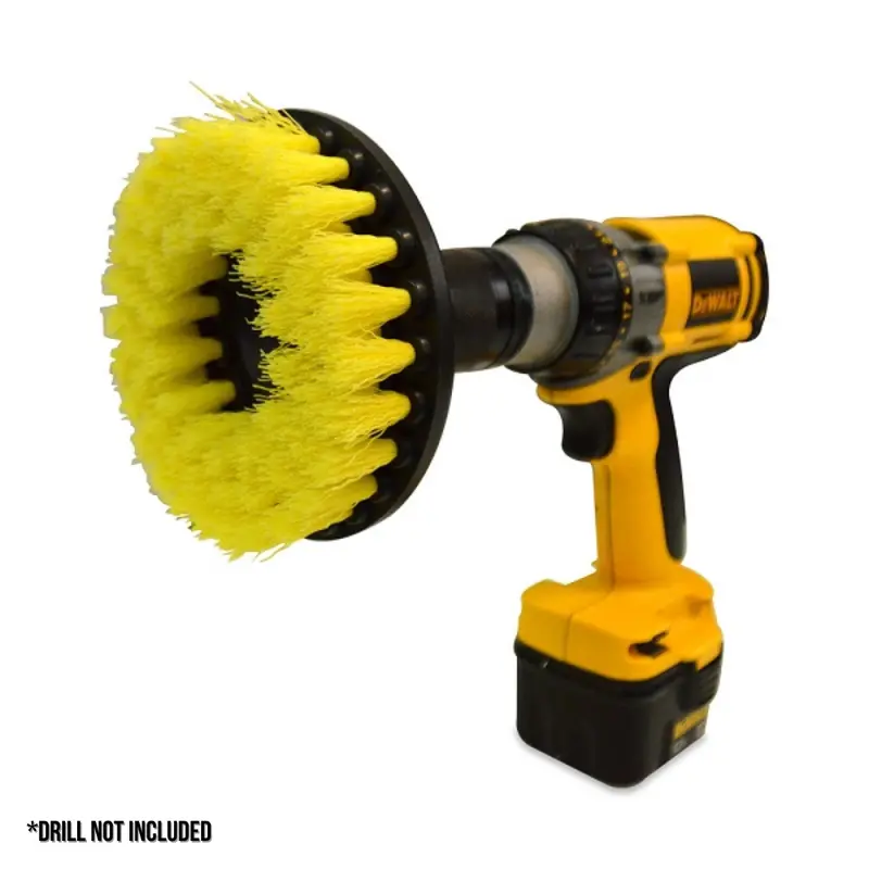 Yellow 5" Drill Brush - Medium Duty 1