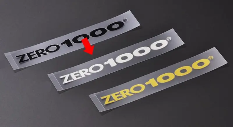 Zero-1000 Alphabet Logo Sticker ##530191007 1