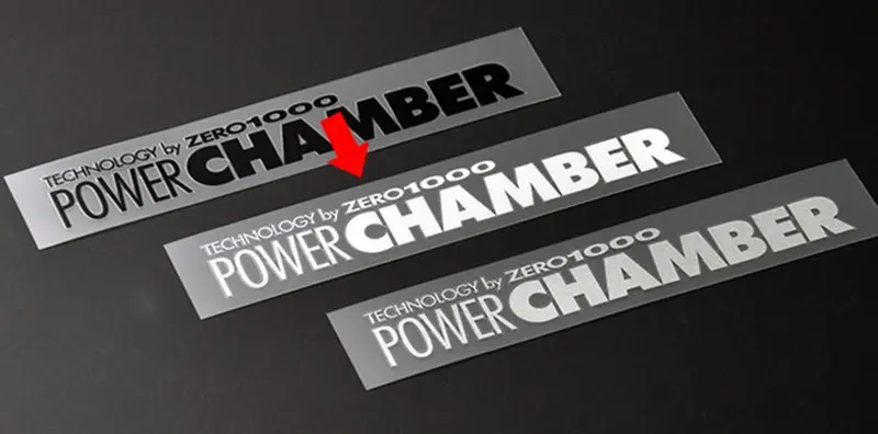 Zero-1000 Power Chamber Logo Sticker - White ##530191010 1