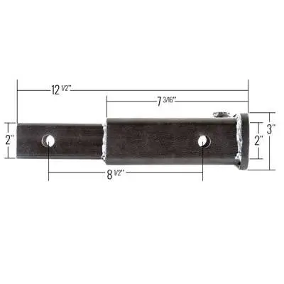 Black Horse Off Road Hl-100B Heavy-Duty Trailer Hitch Lock 1