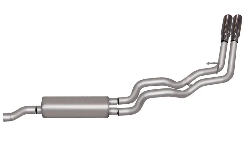 Gibson Performance Cat-Back Dual Exhaust System – Stainless Steel, Sport-Tuned Sound 1