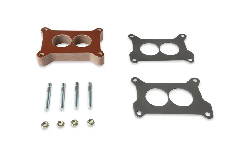 Holley Phenolic Carburetor Adapter For 2300 Flange – 1 11/16" Bore, H-1" Height (17-72) 1