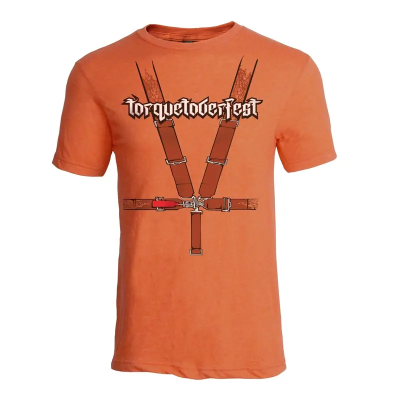 Holley Torquetoberfest Orange Crewneck T-Shirt – Short Sleeve, Medium Fit 1