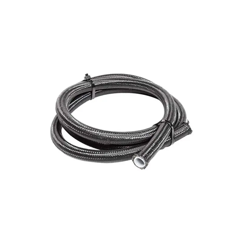 Nitrous Express Snf-60605B Ptfe Braided Stainless Steel Hose – 6 An, 5 Ft Length, Black Outer Braid 1
