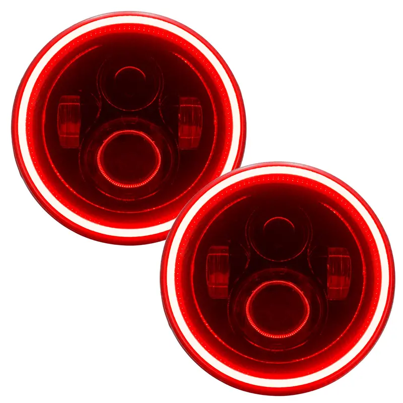 Oracle Lighting 5769-003 7-Inch High-Output Led Headlights – Black Bezel With Red Accent 1