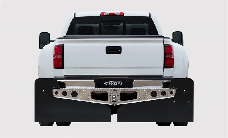 Rockstar A10100323 Heavy-Duty Hitch-Mount Mud Flaps – 3Xl Size With Aluminum Frame And Stabilizer Plate 1