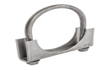 Speedfx Stainless Steel Exhaust Clamp – 2.5" Diameter, Heavy-Duty U-Band Design 1