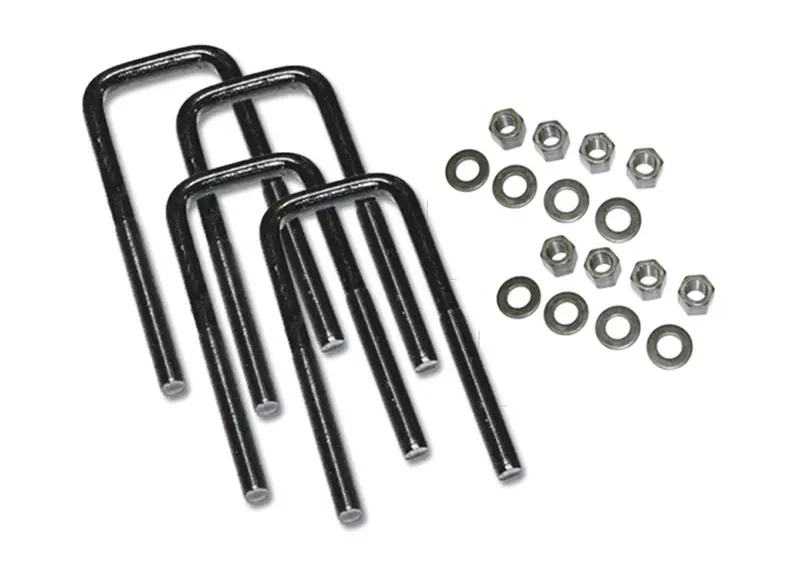 Superlift 11004 Heavy-Duty U-Bolt Kit – 5/8" X 2.5" X 10" Square With Hardware (4-Pack) 1