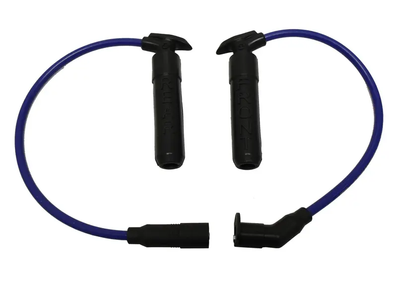 Taylor Cable 8Mm Spiro-Pro Blue Motorcycle Ignition Wire Set (Model 10662) 1