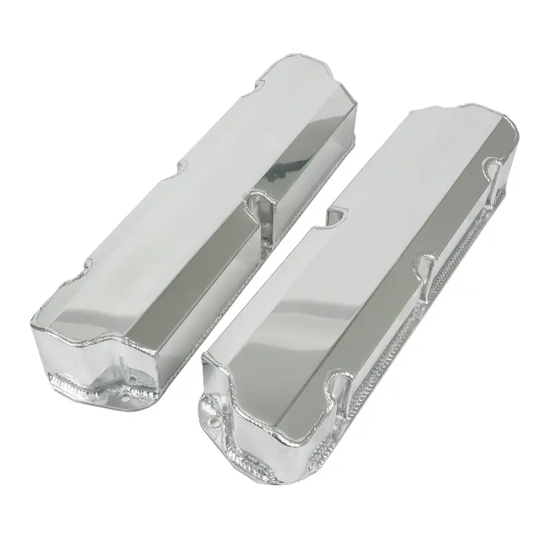 Top Street Performance Aluminum Valve Covers – Short-Bolt Sbf, Clear Anodized (Jm8093-3Ca) 1